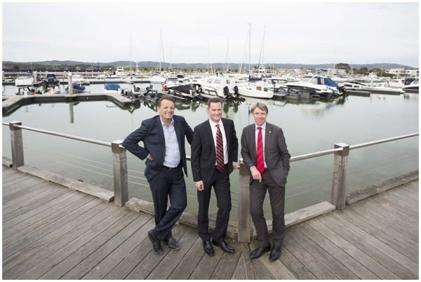 Martha_Cove_three_key_stakeholders_L-R_Tom_Hoogenbosch_Three_Pillars_Berrick_Wilson_KordaMentha__Ian_Carson_PPB_Advisory_2