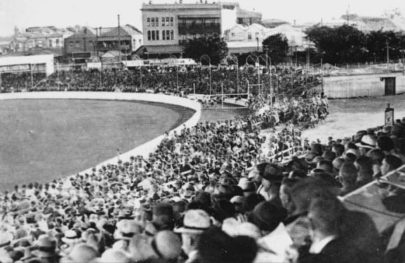 International cricket match at the Gabba in 1931